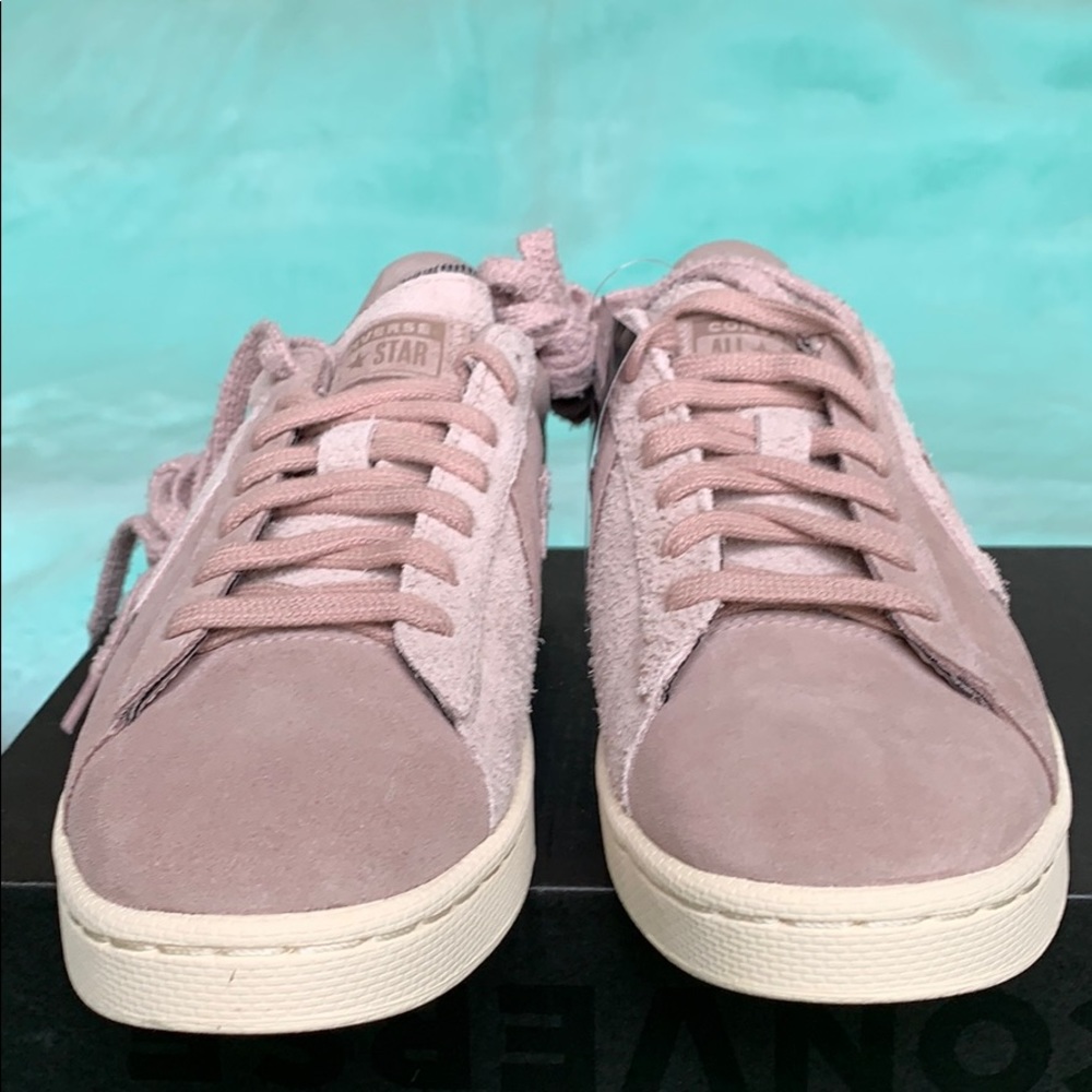 CONVERSE PRO LEATHER OX SHADOW GREY/GUM DARK HON M - Picture 8 of 16